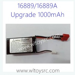 HBX16889 1/16 Upgrade Parts, 7.4 1000mAH Battery T-Plug