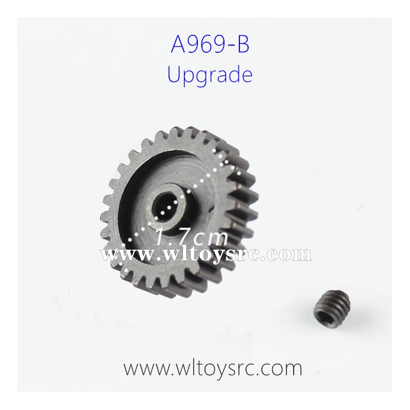 WLTOYS A969B 1/18 RC Truck Upgrade Parts, Mini Gear with Screw