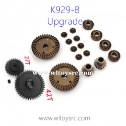 WLTOYS K929B RC Car Upgrade Parts, Differential Gear and Spur Gear