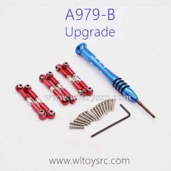 WLTOYS A979B Upgrade Parts, Connect Rods Red