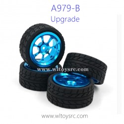 WLTOYS A979B Upgrade Parts, Wheels with Tires, A979-B Metal kit