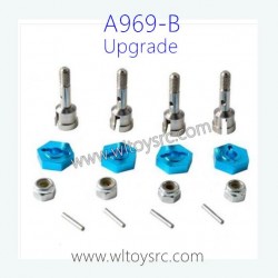 WLTOYS A969B 1/18 Upgrade Parts, Wheel Cup and 12MM Hex Nuts