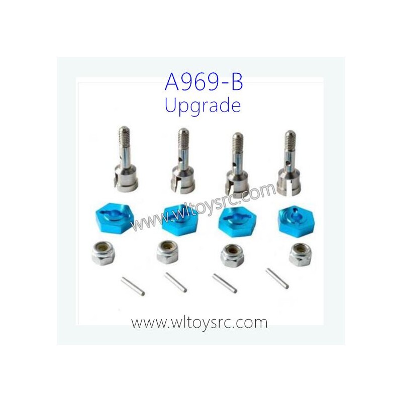 WLTOYS A969B 1/18 Upgrade Parts, Wheel Cup and 12MM Hex Nuts