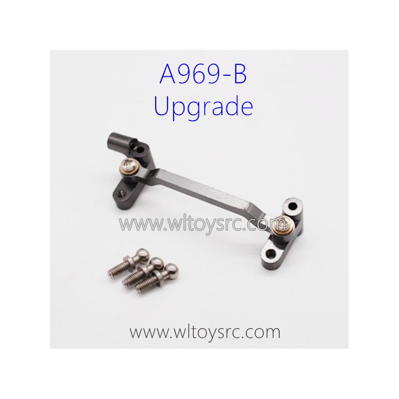 WLTOYS A969B 1/18 Upgrade Parts, Steering Kits Titanium