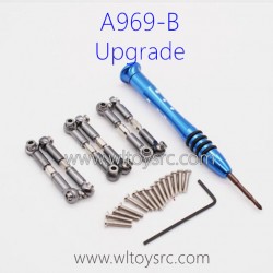 WLTOYS A969B Upgrade Parts, Connect Rods Titanium