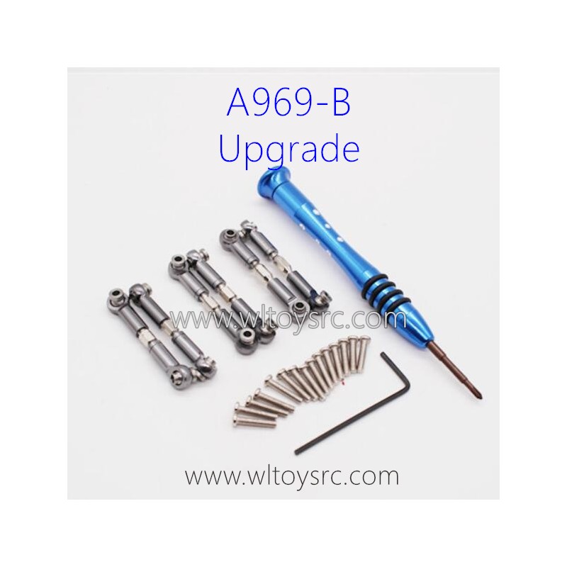 WLTOYS A969B Upgrade Parts, Connect Rods Titanium