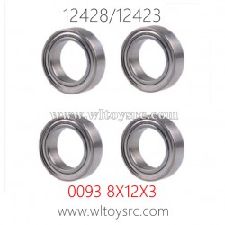 WLTOYS 12423 12428 1/12 RC Car Parts, 0093 Metal Bearing