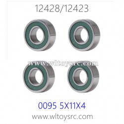 WLTOYS 12423 12428 1/12 RC Car Parts, 0095 5X11X4 Metal Bearing