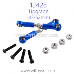 WLTOYS 12428 Upgrade Parts, Front Upper Arm Connect Rod 43-52mm