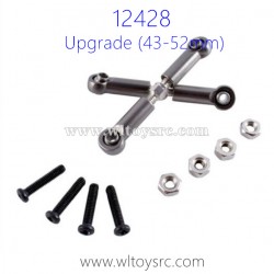 WLTOYS 12428 Upgrade Parts, Front Upper Arm Connect Rod Titanium
