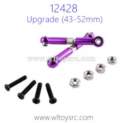 WLTOYS 12428 Upgrade Parts, Front Upper Arm Connect Rod Lake Blue
