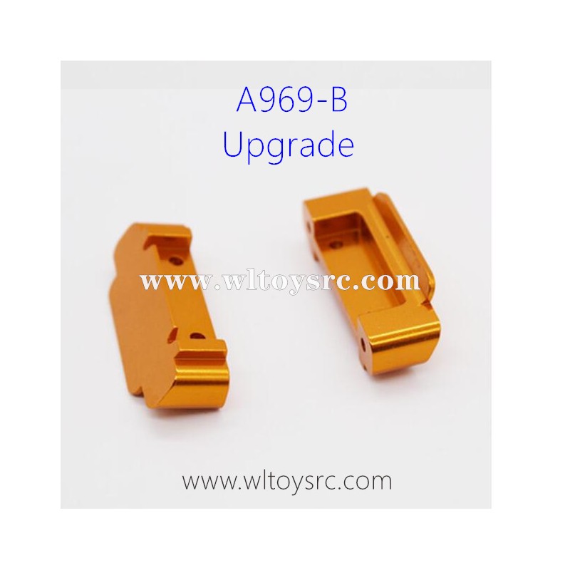 WLTOYS A969B 1/18 Upgrade Parts, Front and Rear Bumper Golden