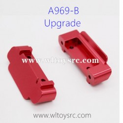 WLTOYS A969B 1/18 Upgrade Parts, Front and Rear Bumper Red
