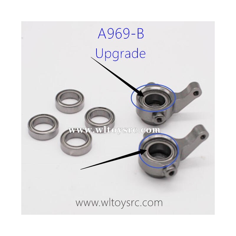 WLTOYS A969B Upgrade Parts, Front Wheel Seat Bearing 8x12x3.5