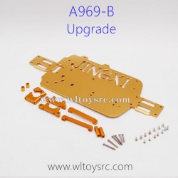 WLTOYS A969B 1/18 Upgrade Parts, Bottom Board Golden