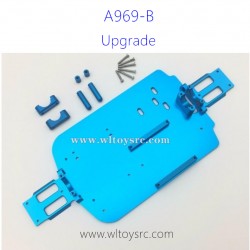 WLTOYS A969B 1/18 Upgrade Parts, Bottom Board Blue