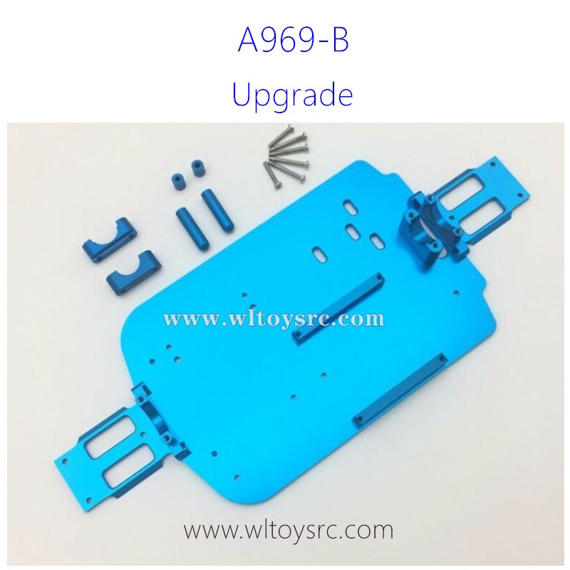 WLTOYS A969B 1/18 Upgrade Parts, Bottom Board Blue
