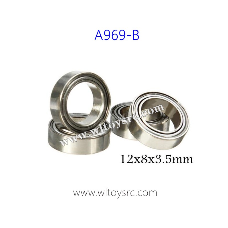 WLTOYS A969B RC Car Upgrade Parts, Bearing 12x8x3.5