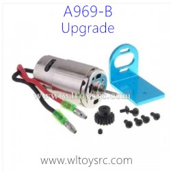 WLTOYS A969B RC Car Upgrade Parts, 540 Motor and Heat Sink