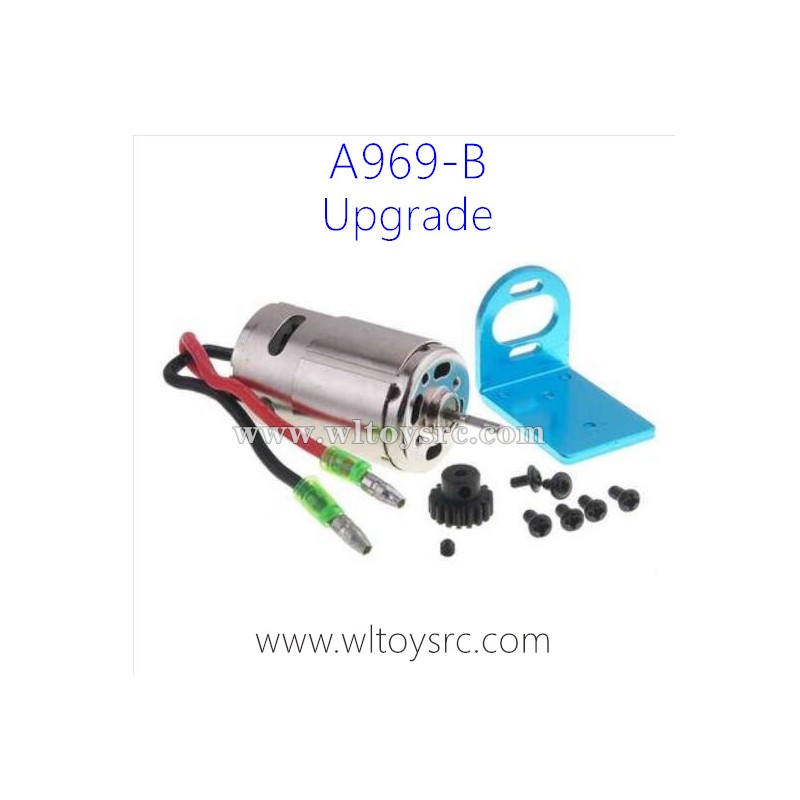 WLTOYS A969B RC Car Upgrade Parts, 540 Motor and Heat Sink