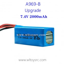 WLTOYS A969B 1/18 RC Truck Upgrade Battery 7.4V 2000mAh