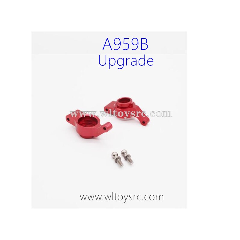 WLTOYS A959B Upgrade Parts, Metal Rear wheel Seat Red