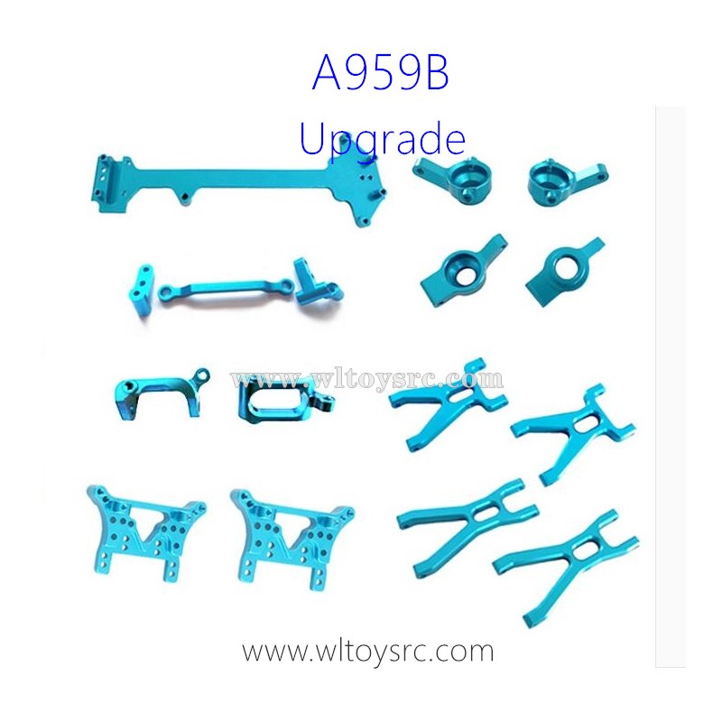 WLTOYS A959B 1/18 RC Car Upgrade Parts, A959-B Metal Parts