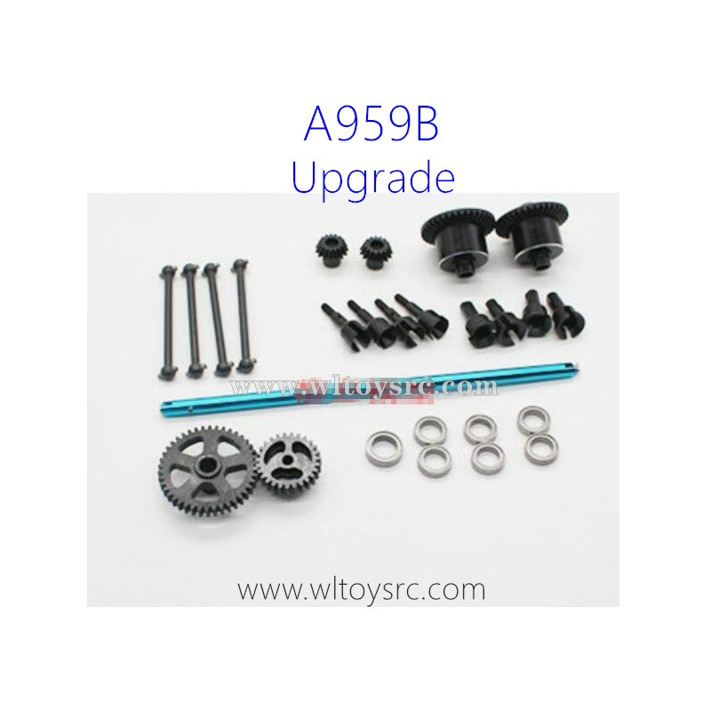 WLTOYS A959B RC Car Upgrade Parts, Metal Gear and Metal Differential Gear