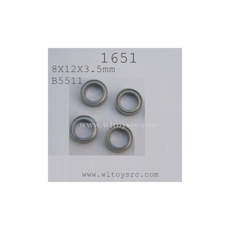 REMO 1651 1/16 RC Car Parts, Ball Bearings