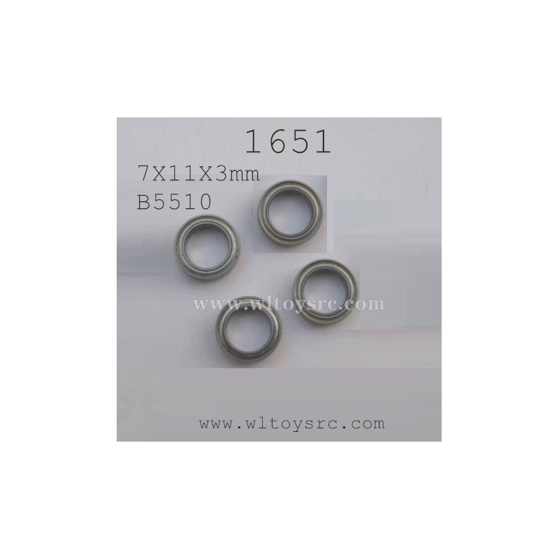 REMO 1651 1/16 RC Car Parts, Ball Bearings B5510