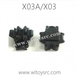 XLF X03A X03 RC Car Parts, Front Transmission Housing Components