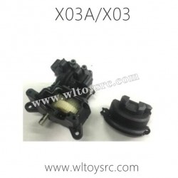 XLF X03A X03 1/10 RC Car Parts, Rear Gear-Box Assembly