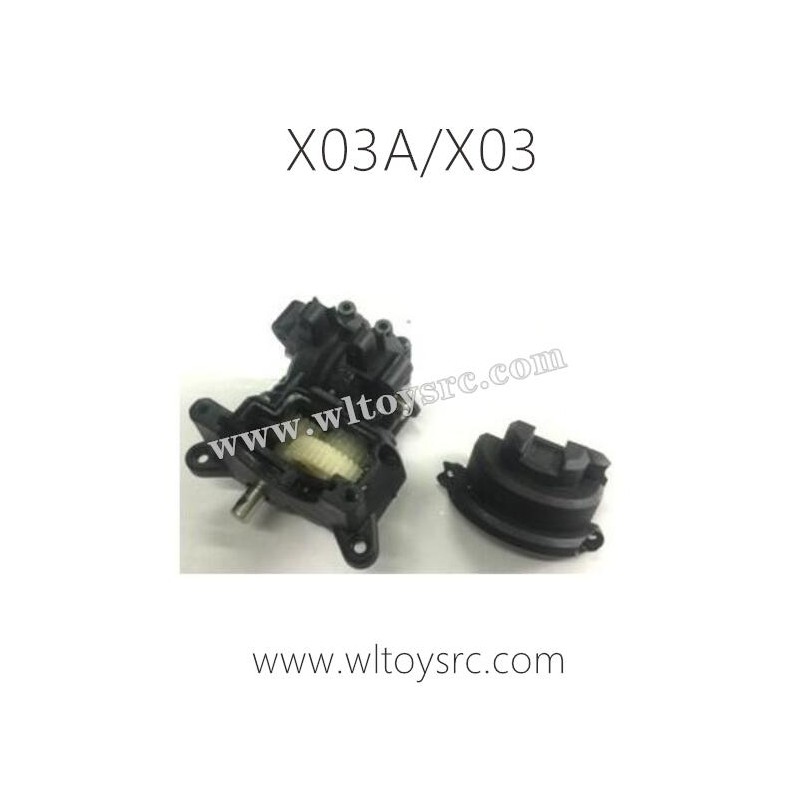 XLF X03A X03 1/10 RC Car Parts, Rear Gear-Box Assembly