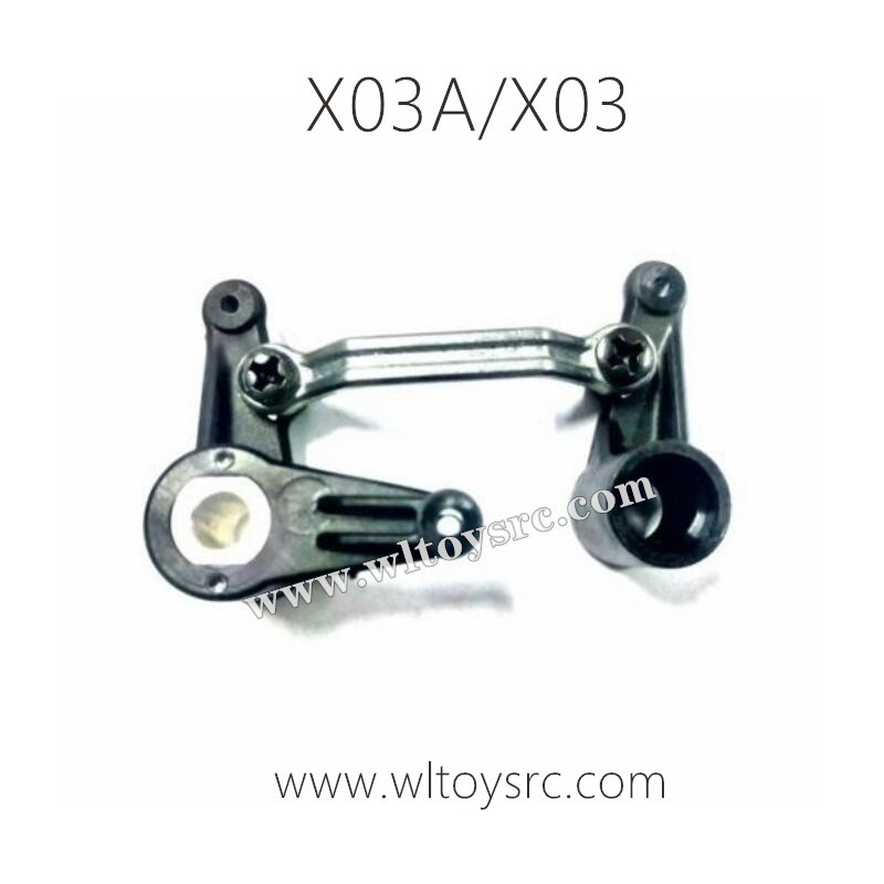 XLF X03A X03 RC Car Parts, Steering Component C12018+C12020+C12049