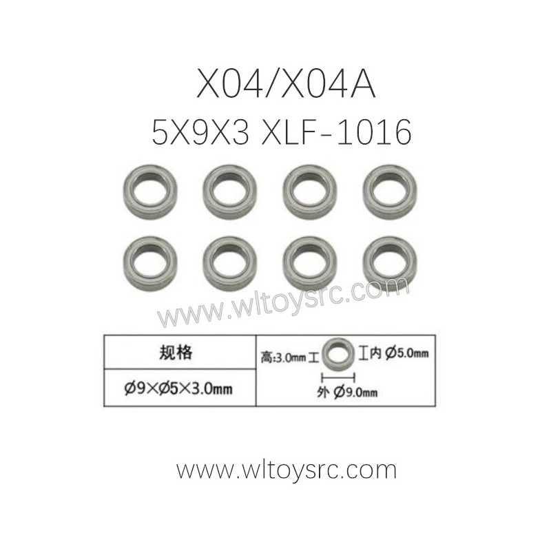 XLF X04 1/10 RC Car Parts, Bearing XLF-1016