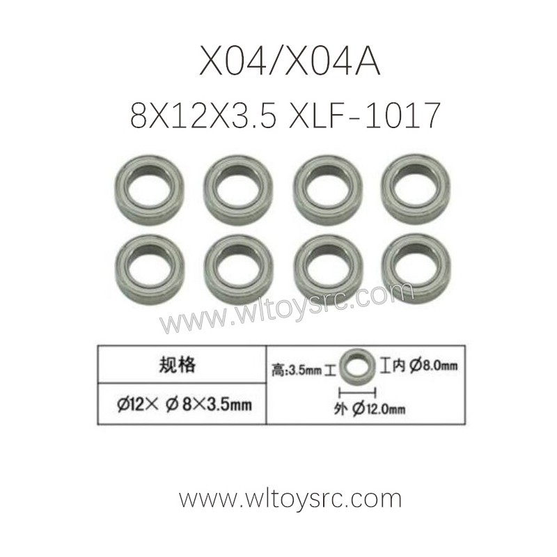XLF X04 1/10 RC Car Parts, Bearing XLF-1017