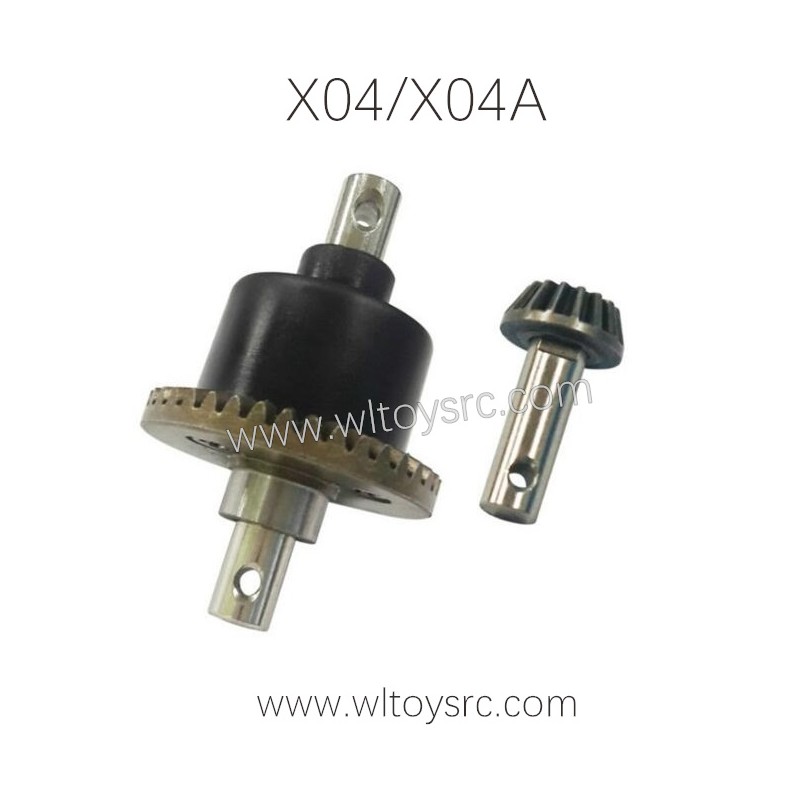 XLF X04 1/10 RC Monster Truck Parts, Front Differential Mechanism Components FY-CQ04