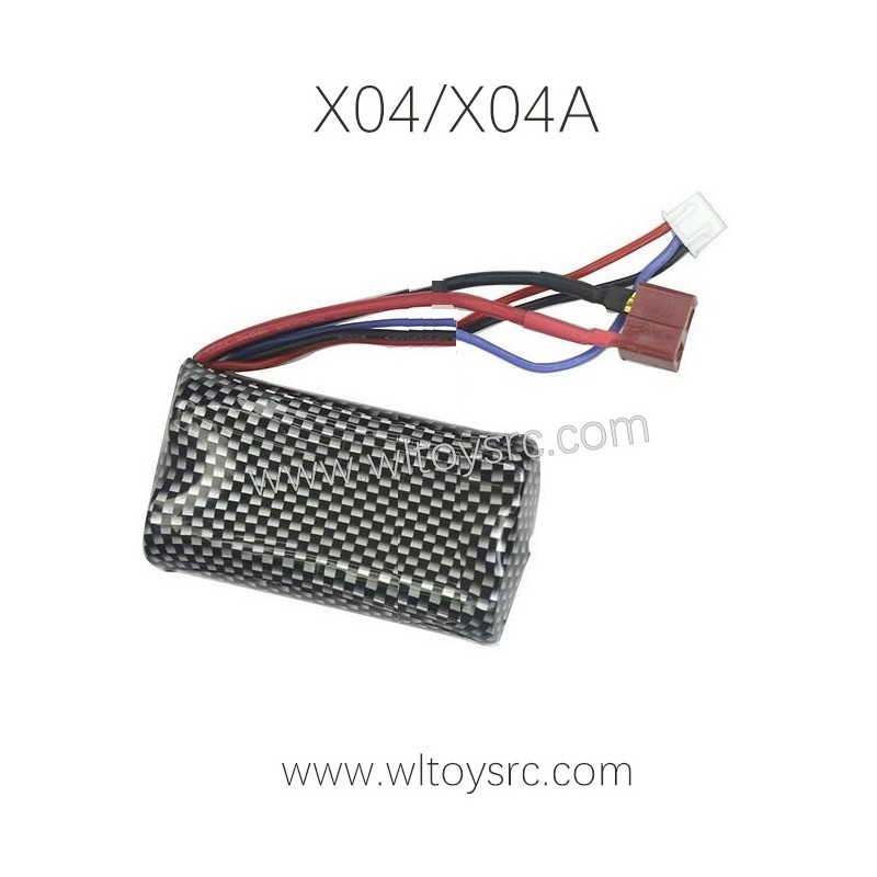XLF X04 RC Car 7.4V 1500mah Battery, X04A 1/10 Spare Parts