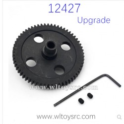 WLTOYS 12427 1/12 Upgrade Parts Metal Spur Big Gear With Tool