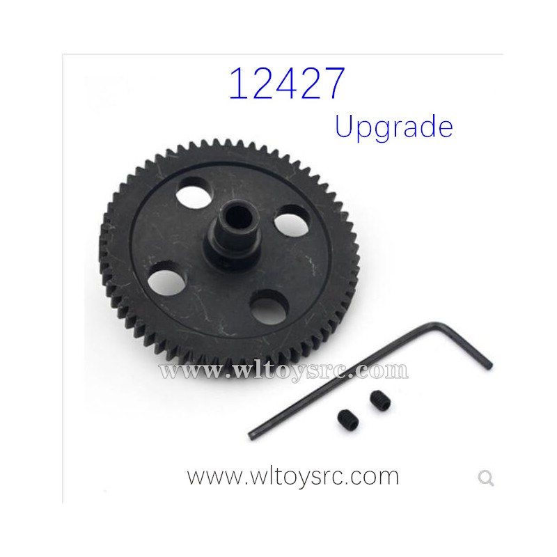 WLTOYS 12427 1/12 Upgrade Parts Metal Spur Big Gear With Tool