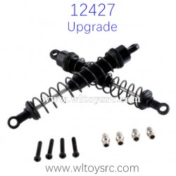 WLTOYS 12427 Upgrade Parts Rear Shock Absorbers BLACK