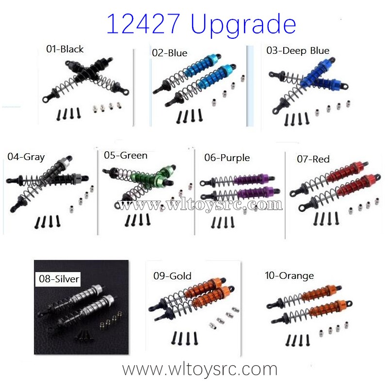 WLTOYS 12427 Upgrade Parts Rear Shock Absorbers