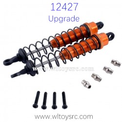 WLTOYS 12427 Upgrade Parts Rear Shock Absorbers Red