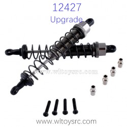 WLTOYS 12427 Upgrade Parts Rear Shock Absorbers Silver