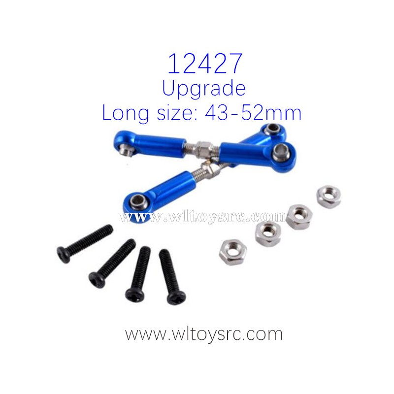 WLTOYS 12427 1/10 Upgrade Parts Upper Arm Connect Rod Metal