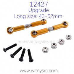 WLTOYS 12427 1/10 Upgrade Parts Upper Arm Connect Rod Gold