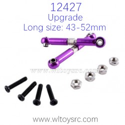 WLTOYS 12427 1/10 Upgrade Parts Upper Arm Connect Rod Purple