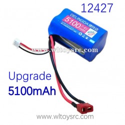 WLTOYS 12427 Upgrade Parts Battery 7.4V 5100mAh