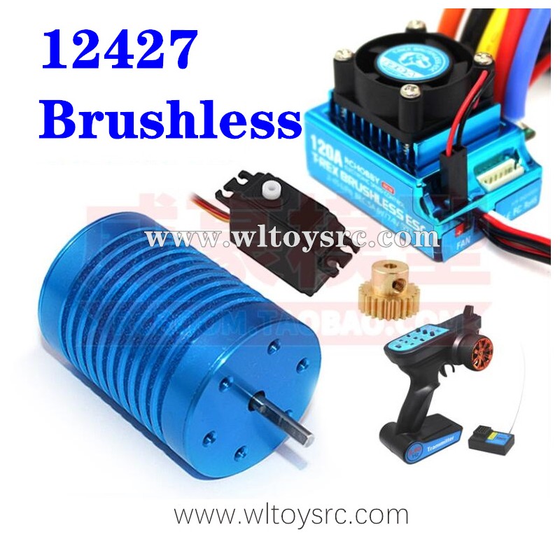 WLTOYS 12427 Brushless Motor Kit, Upgrade Parts