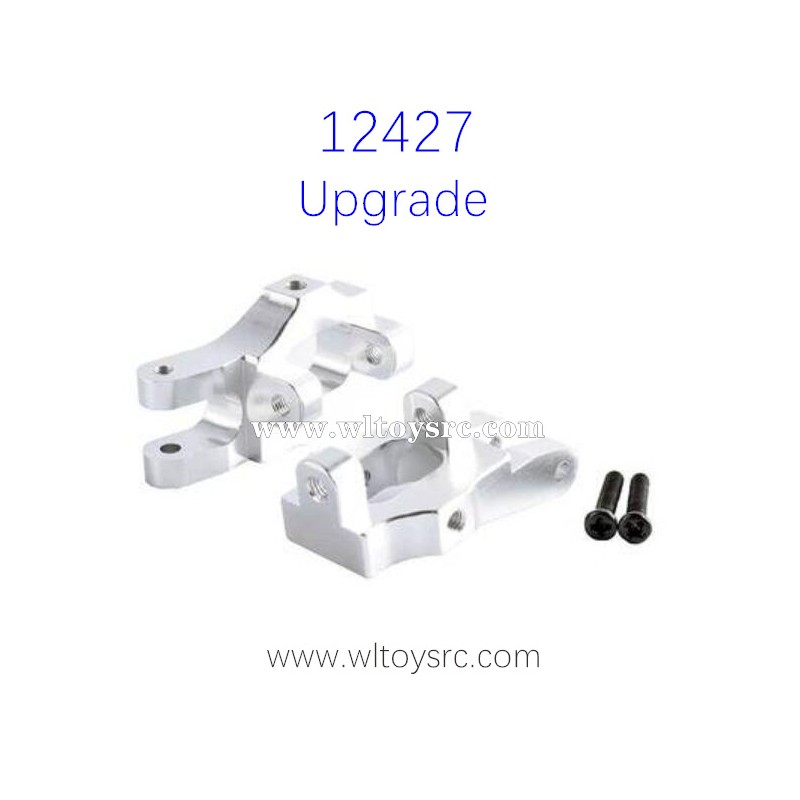 WLTOYS 12427 Upgrade Parts Front C Seat Metal Kit Silver